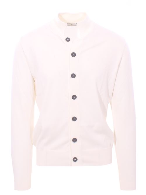 cardigan polo in seta e cotone MAGAZZINO RICAMBI | 361120M